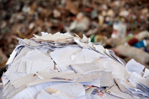 Business waste site with collection records and notes
